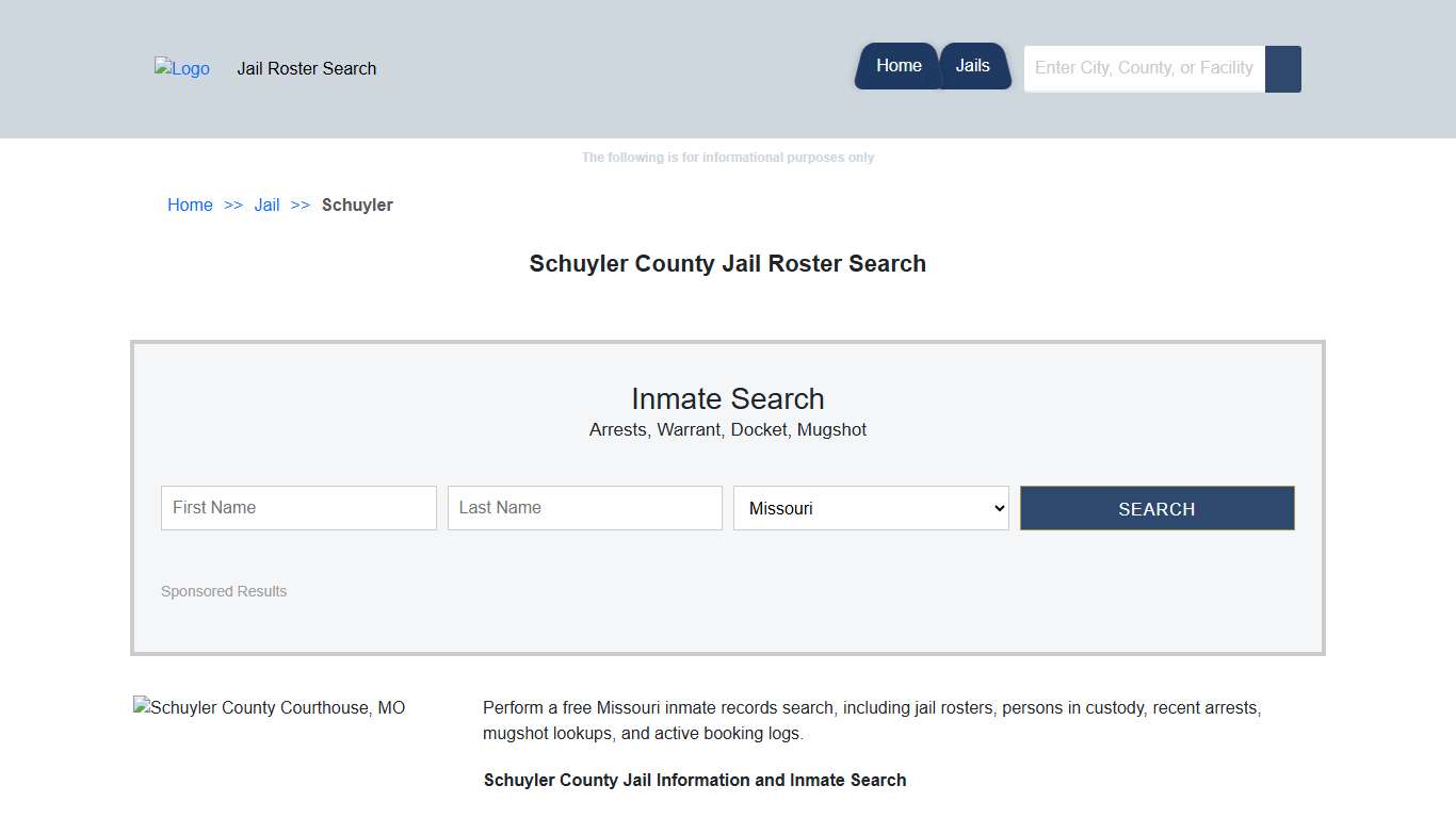 Schuyler County Jail Roster Search | Jail Roster Search